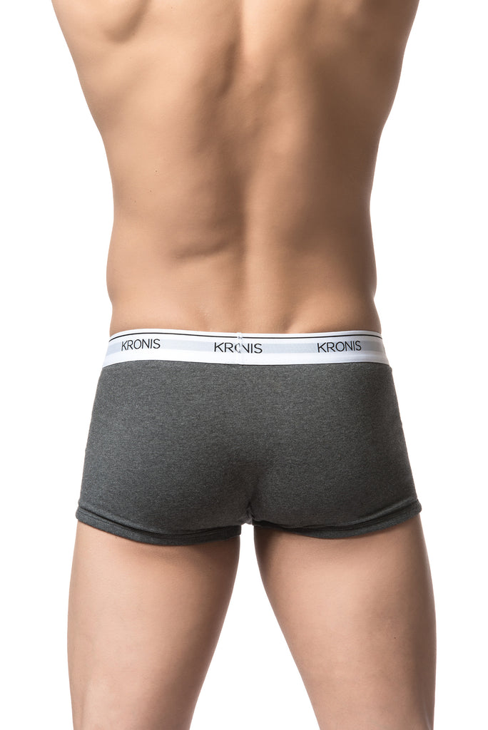 KRONIS Low Rise Trunks - Charcoal Grey